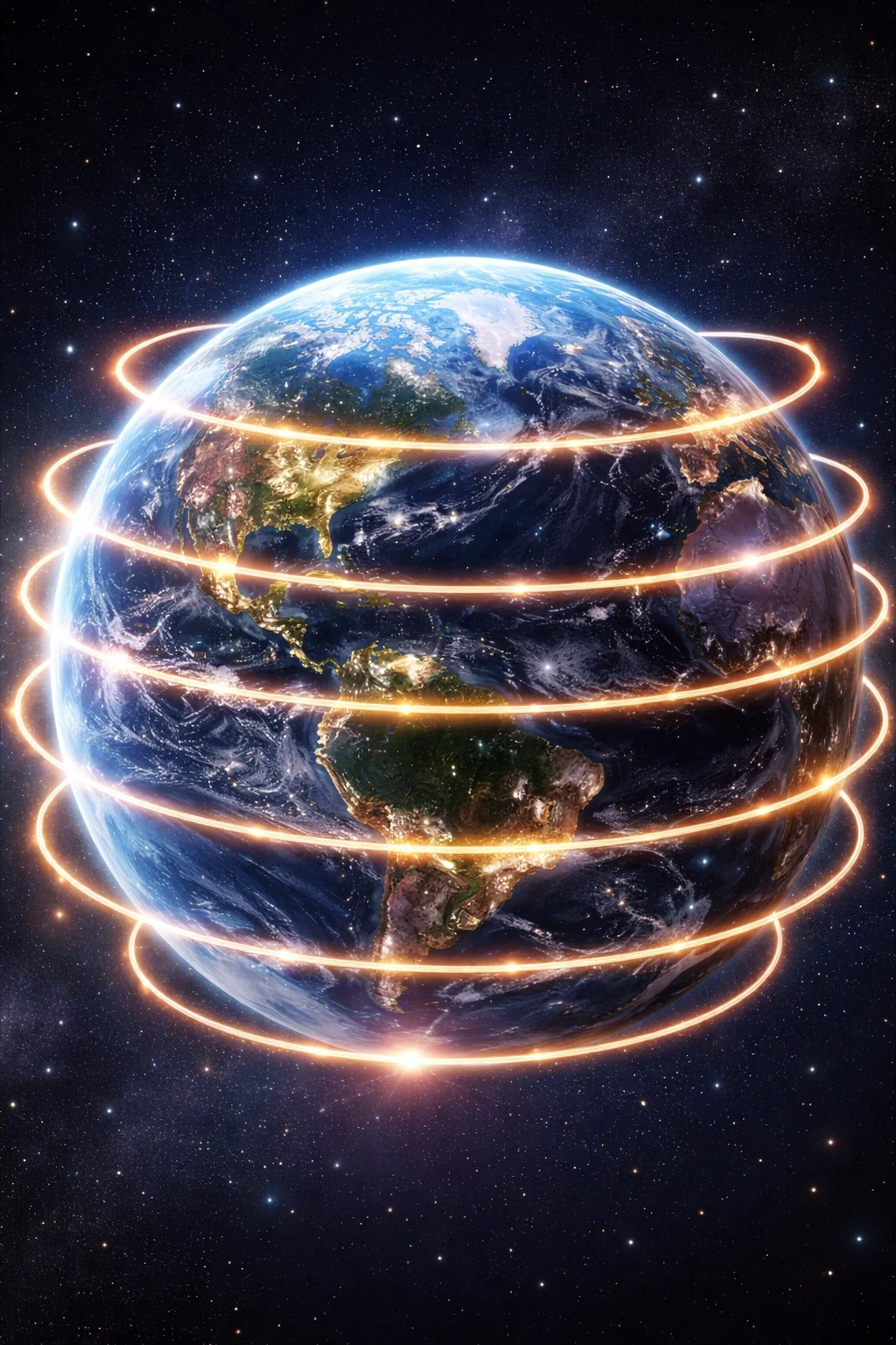 Another sweeping view of Earth from space, completing the mental image of a journey many times around the world.